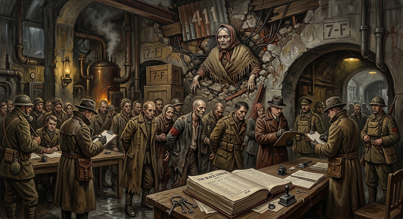 The Black Census of Metz — The Black Census of Metz, rendered as oil-painting.
