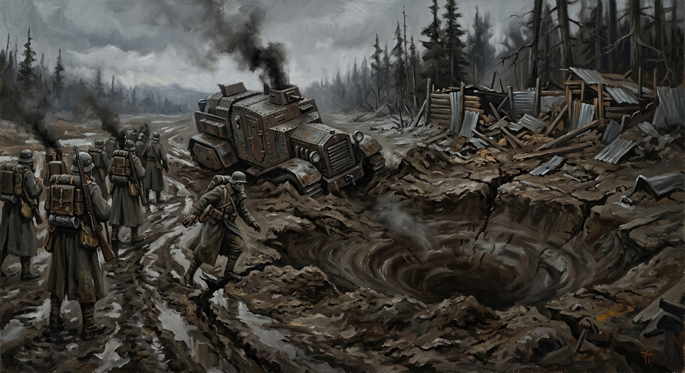 Den stilla hungern — Den stilla hungern, rendered as oil-painting.