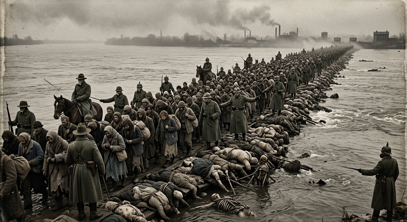 The Brașov Flood — On the Herding, rendered as photograph.