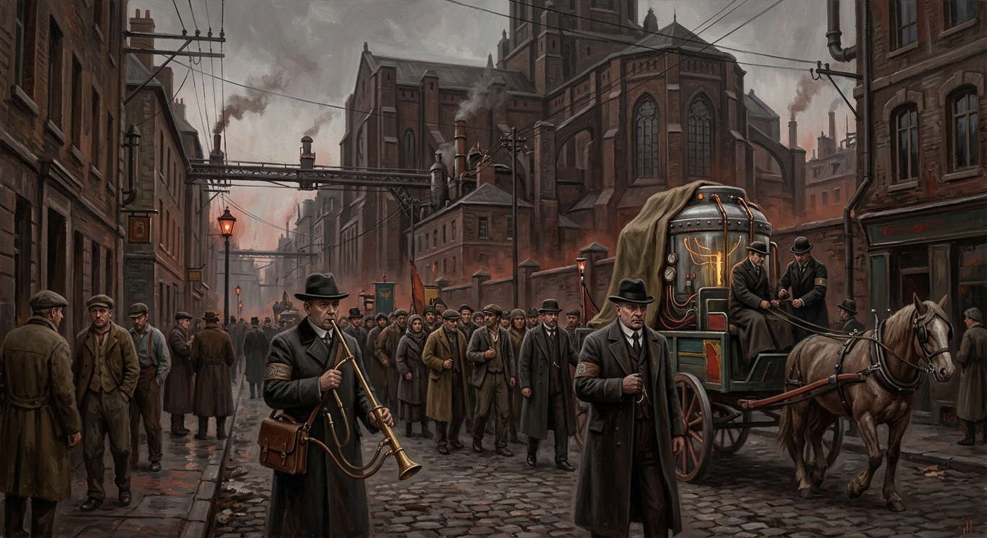 Lyon — Lyon, rendered as oil-painting.