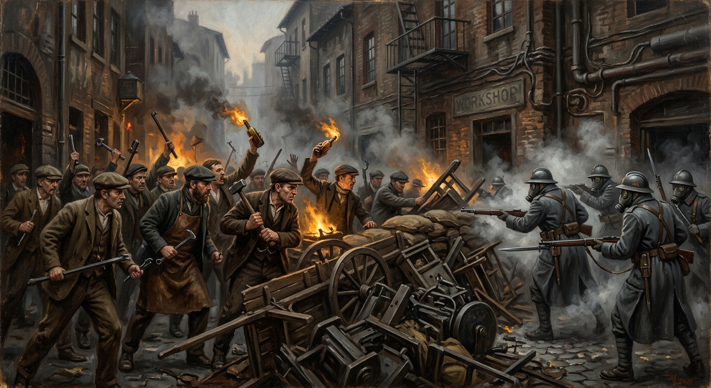 The Ivory Revolt — The Ivory Revolt, rendered as oil-painting.