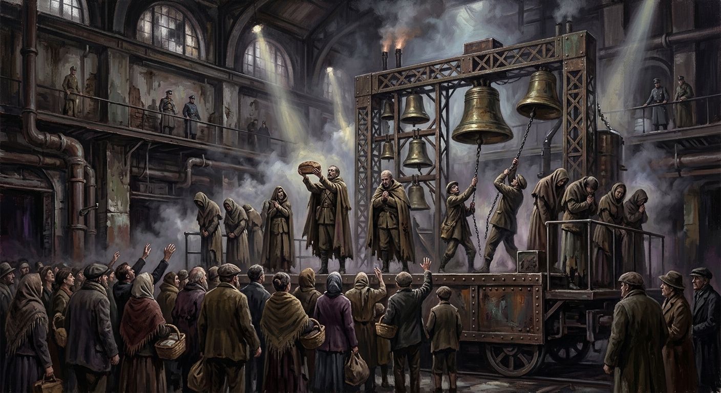 The Theatres — The Theatres, rendered as oil-painting.