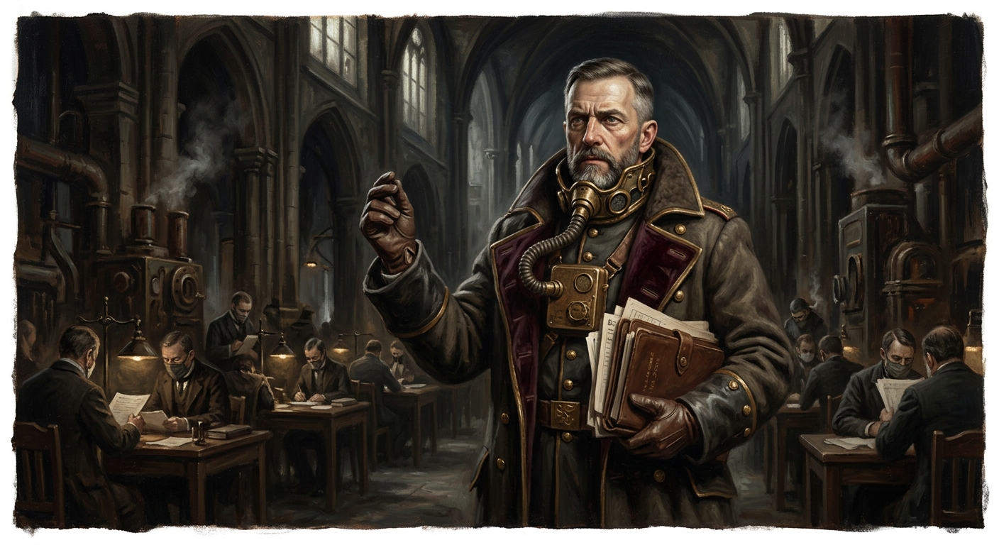 Master Cantor Vell — Master Cantor Vell, rendered as oil-painting.