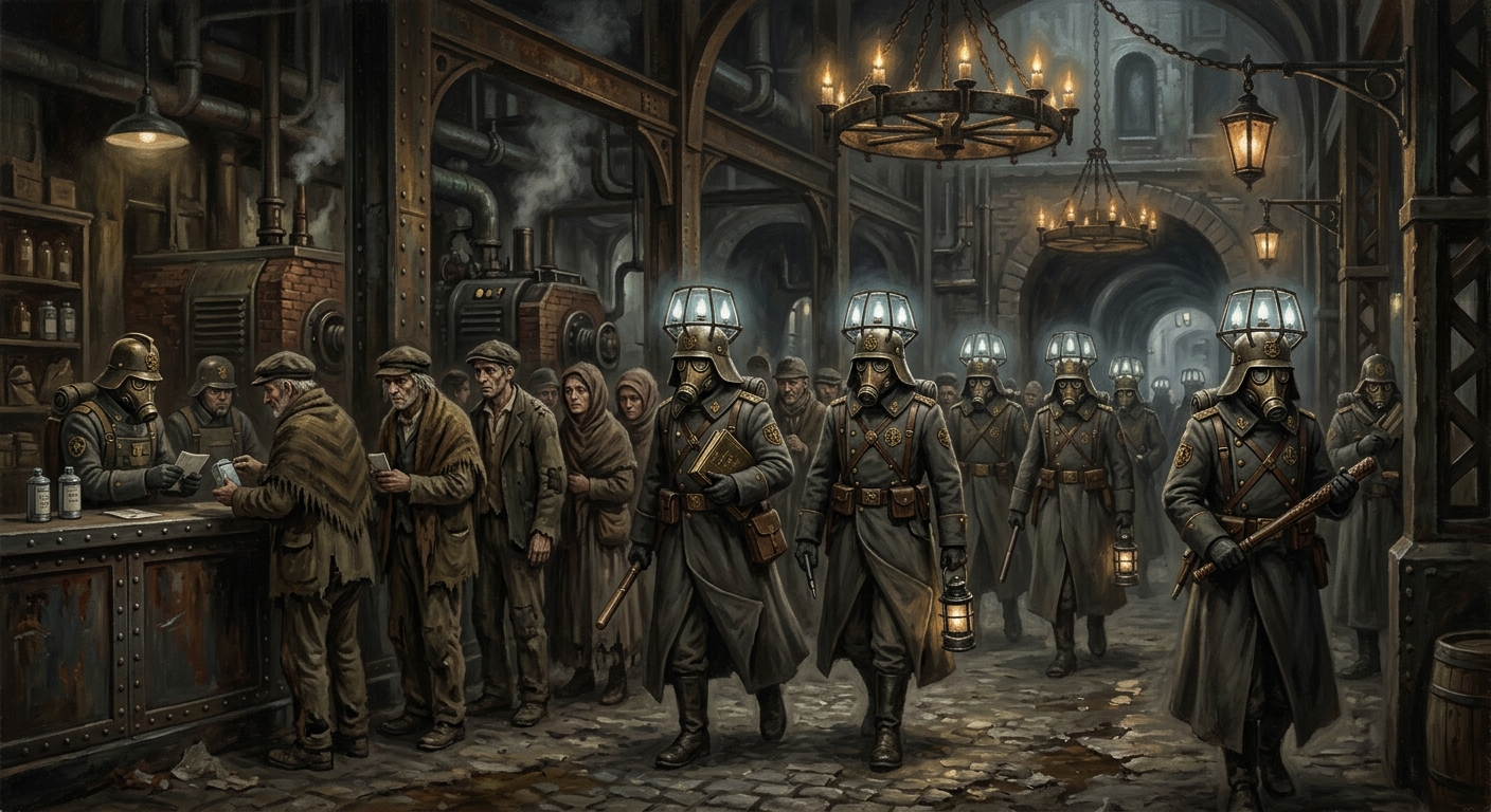 Circle of Nine Wicks — Circle of Nine Wicks, rendered as oil-painting.