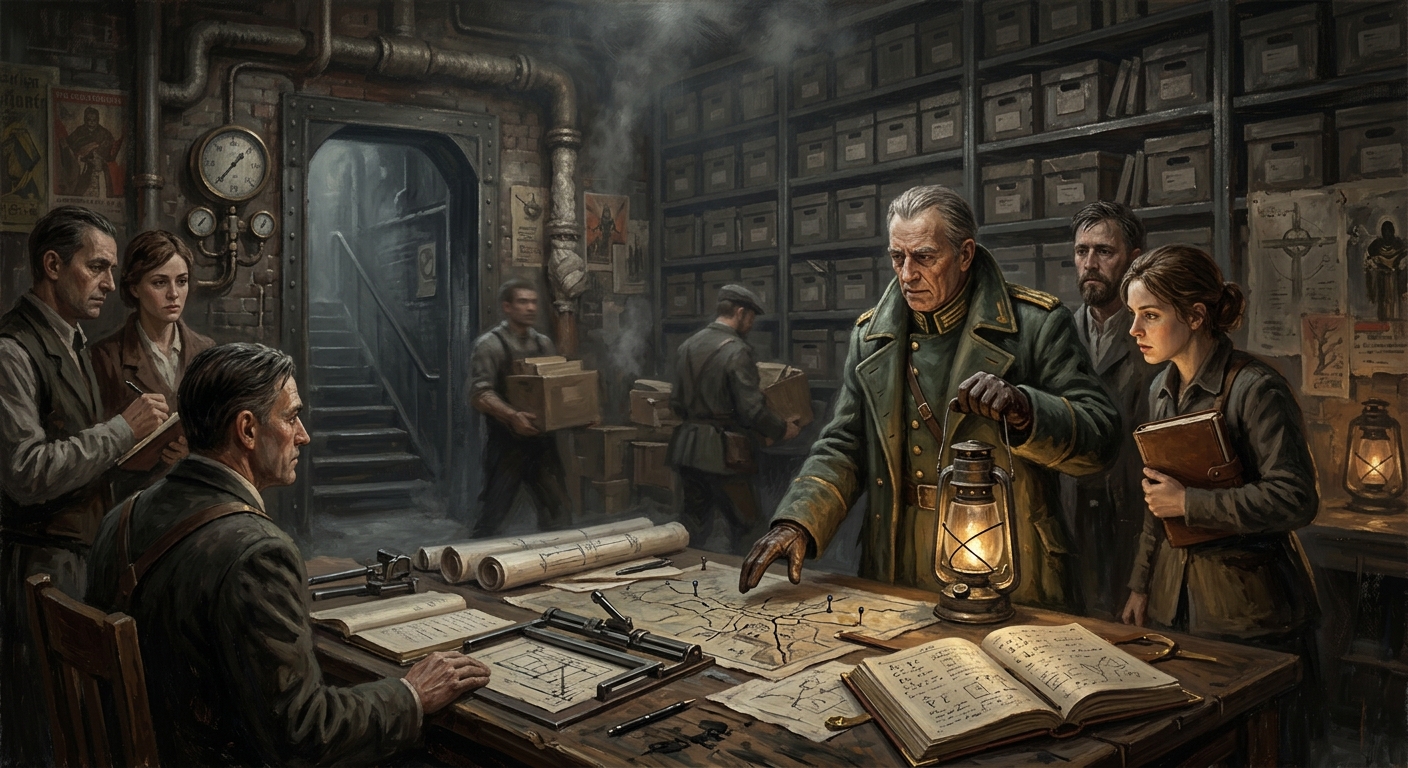 Lantern Loyalists — Lantern Loyalists, rendered as oil-painting.