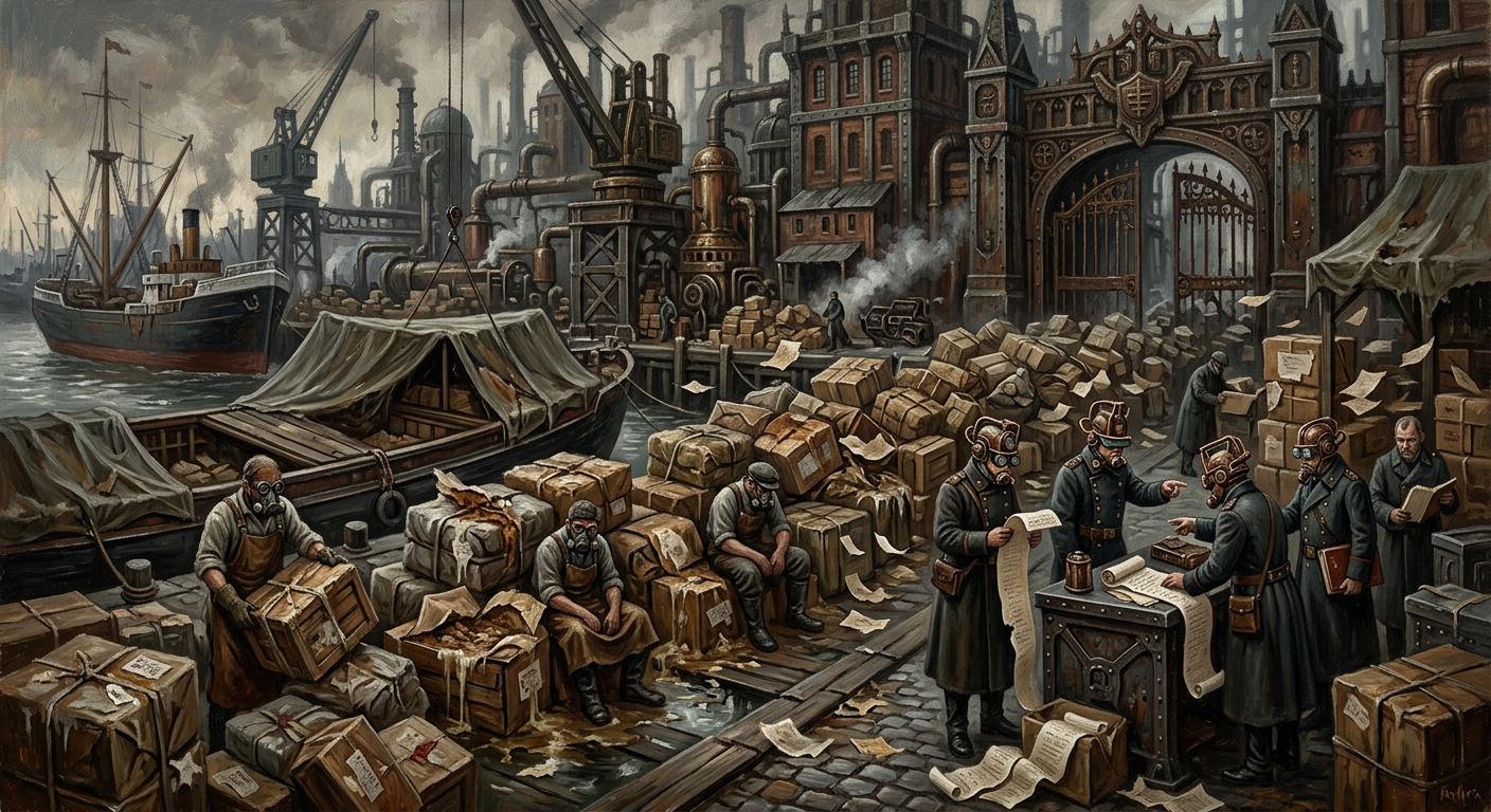 Rot-Week of Saint Vellum — Rot-Week of Saint Vellum, rendered as oil-painting.