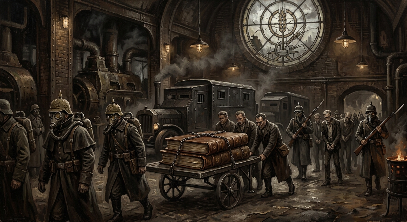 Grain Merchants' Guild, Lübeck — Grain Merchants' Guild, Lübeck, rendered as oil-painting.
