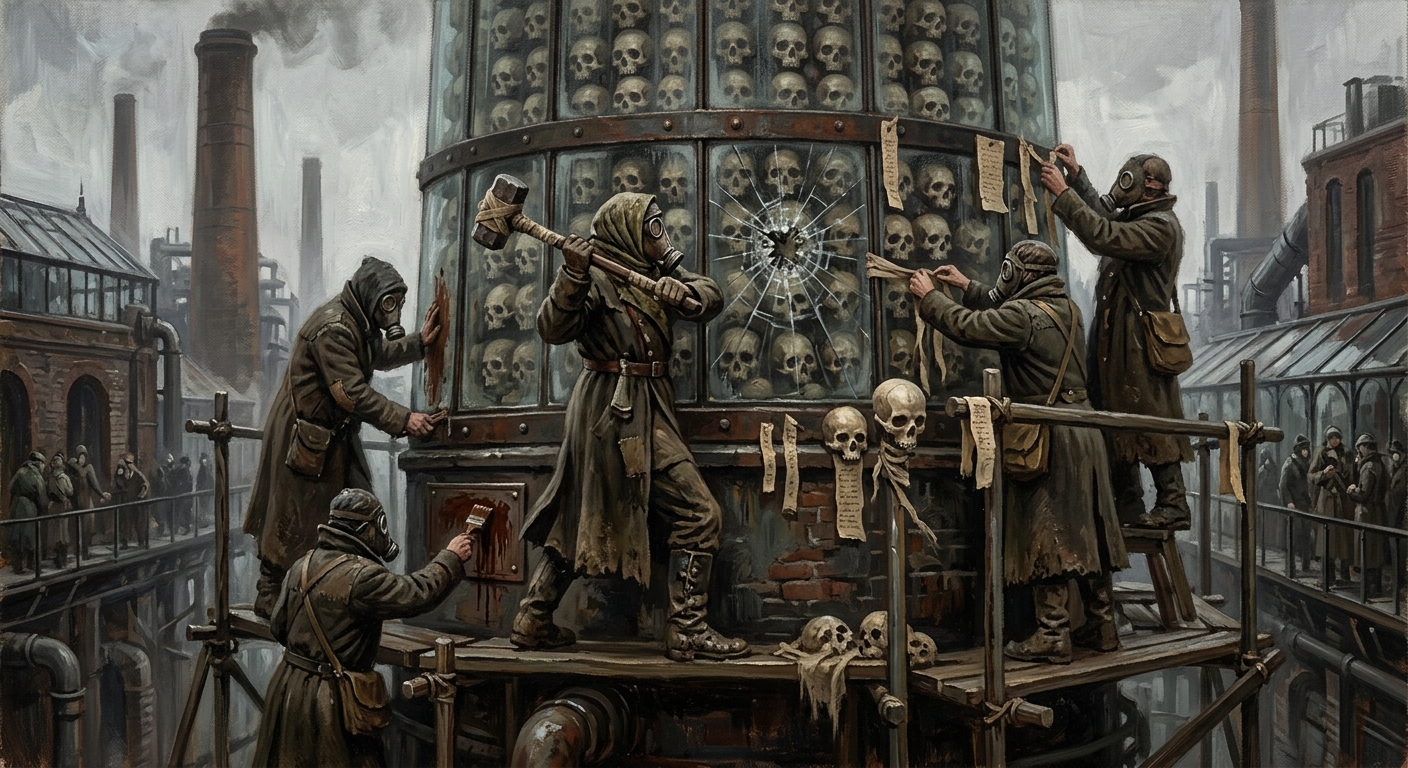 Mercy Cults (Stack Vandals) — Mercy Cults (Stack Vandals), rendered as oil-painting.