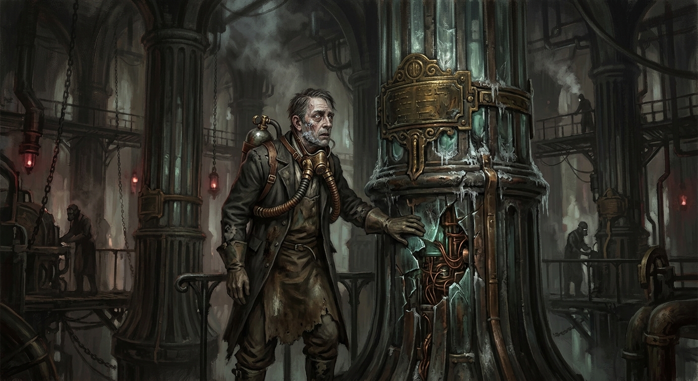 Glass-Speech — Glass-Speech, rendered as oil-painting.