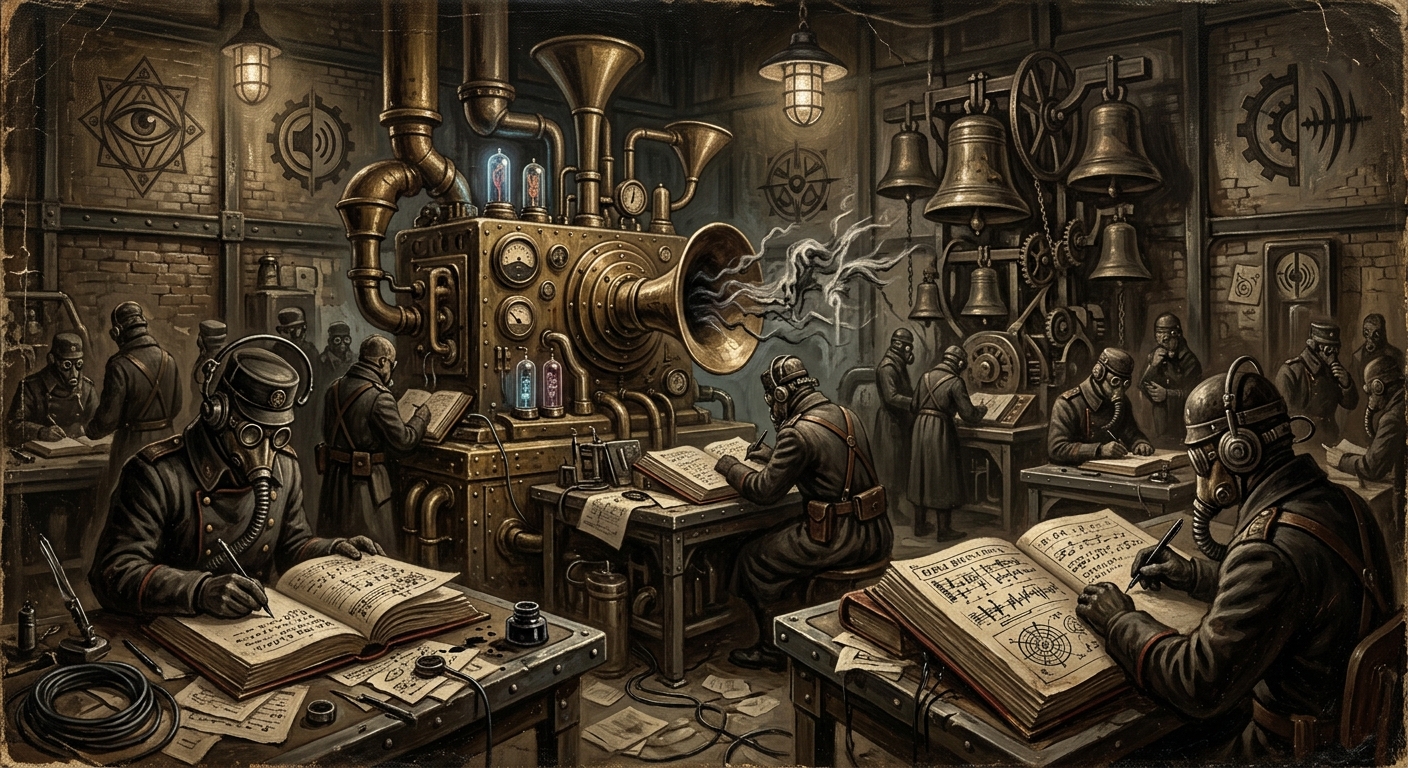 Register of Sounds — Register of Sounds, rendered as oil-painting.