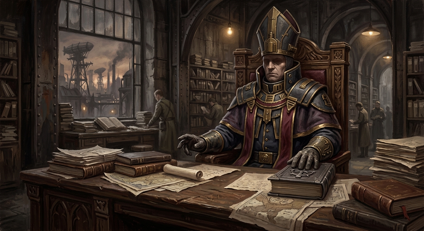 Hierarch of Doctrine — Hierarch of Doctrine, rendered as oil-painting.
