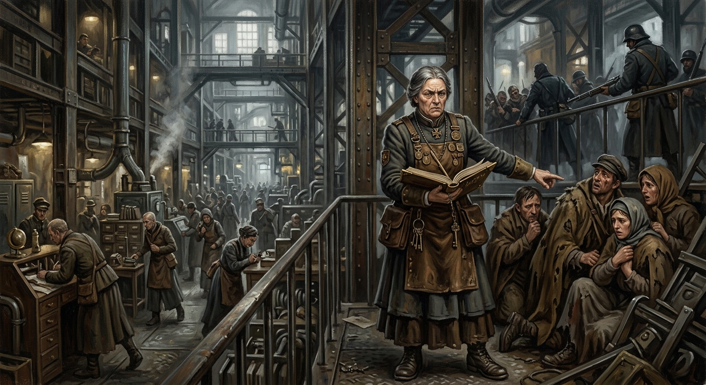 Scribe-Mother Hal — Scribe-Mother Hal, rendered as oil-painting.