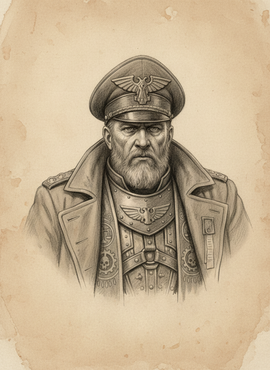 Black and white pencil dossier portrait of Cardinal-Marshal Severin of Avignon, shown head and shoulders on vellum.