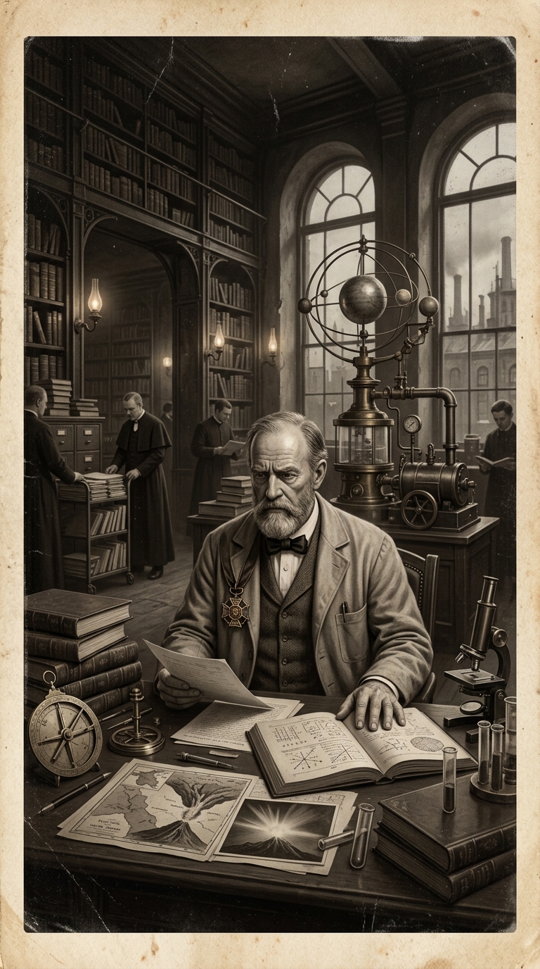 Professor Gérard Molyneaux — On the Academy and Its Appetite for Explanation, rendered as photograph.