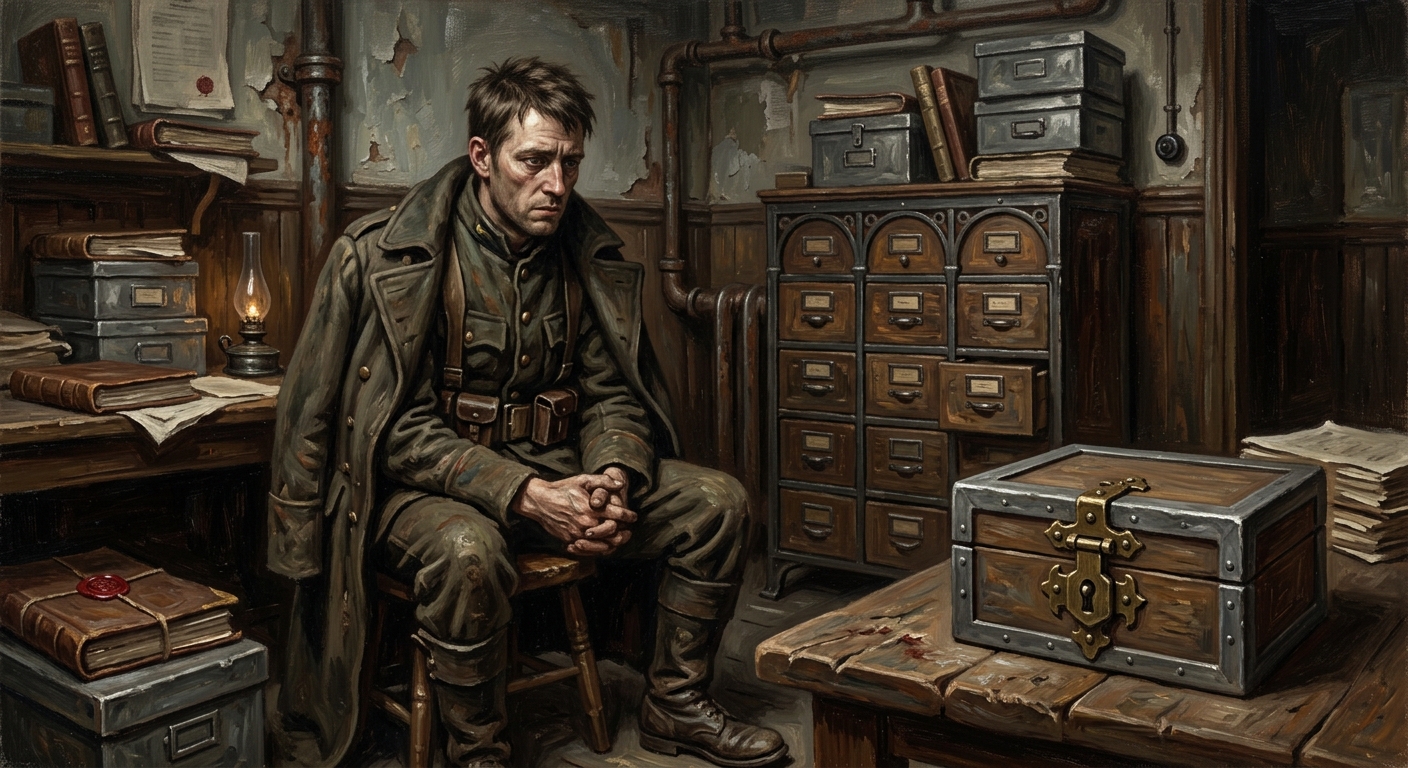 Private Kessler — Private Kessler, rendered as oil-painting.