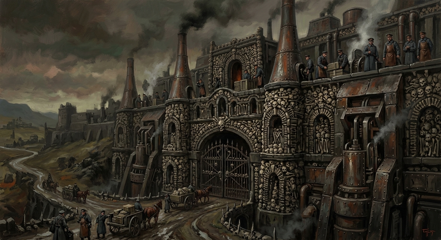 Ossuary Gate of Debrecen — Ossuary Gate of Debrecen, rendered as oil-painting.