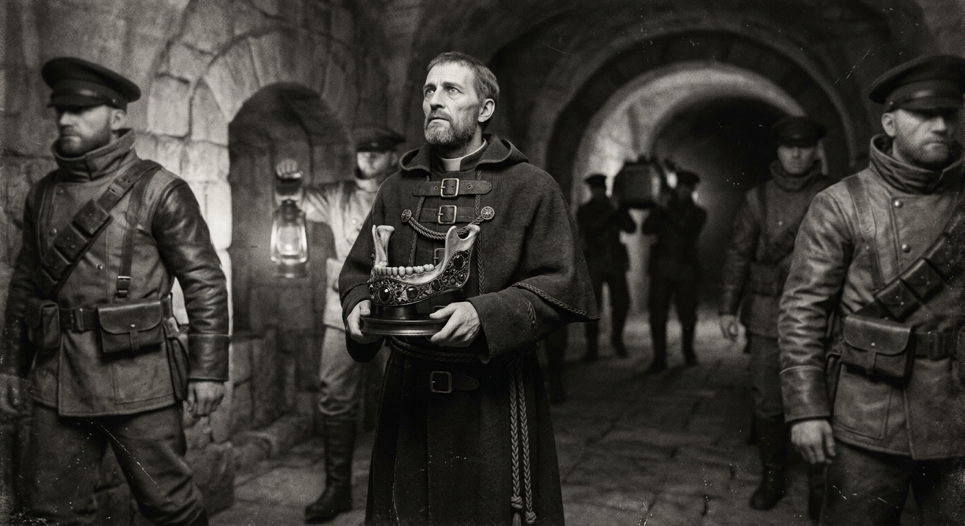 Order of Saint Iago — On Saint Iago and the Jawbone, rendered as photograph.