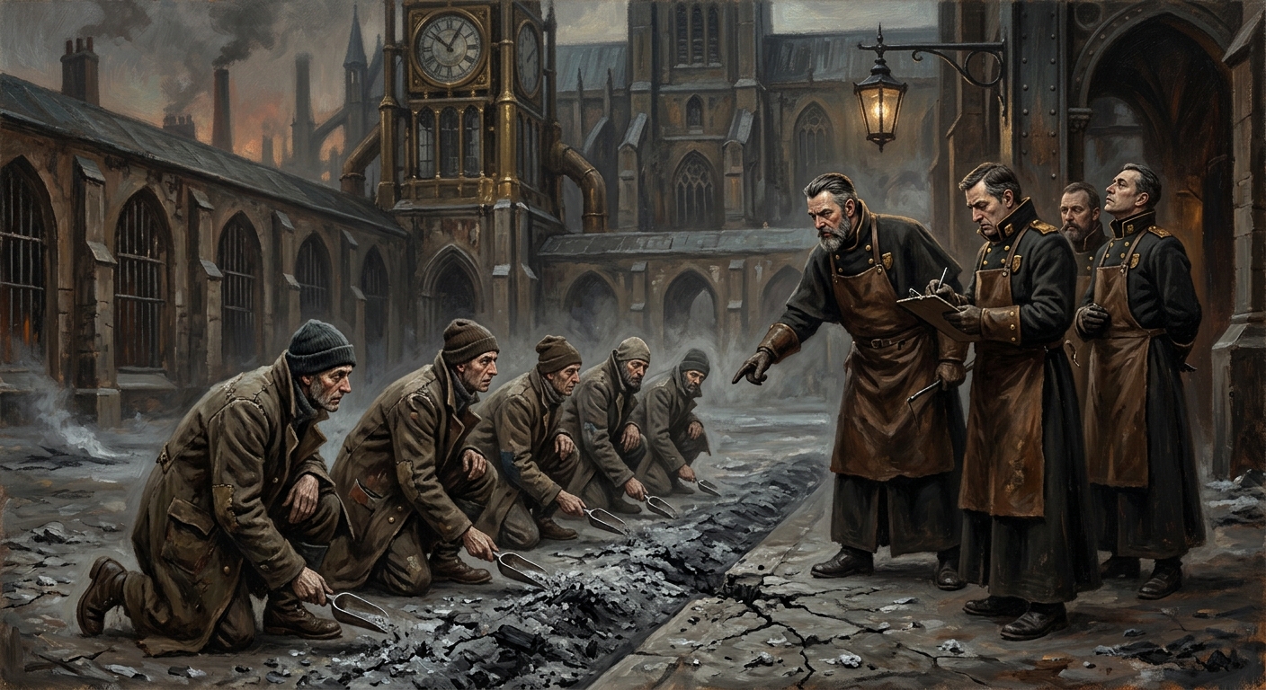 Cinder Trials — Cinder Trials, rendered as oil-painting.