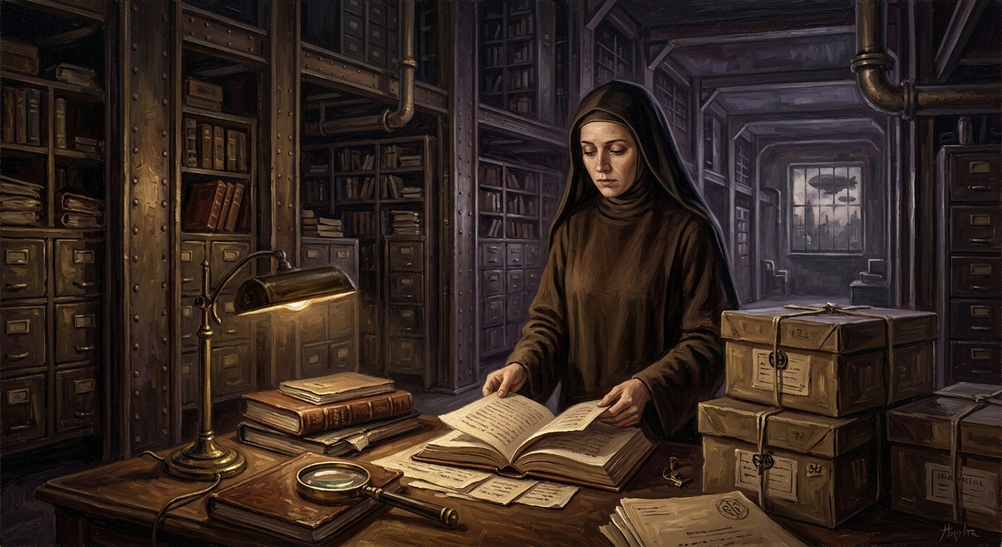 Sister Agata Wiśniewska — Sister Agata Wiśniewska, rendered as oil-painting.