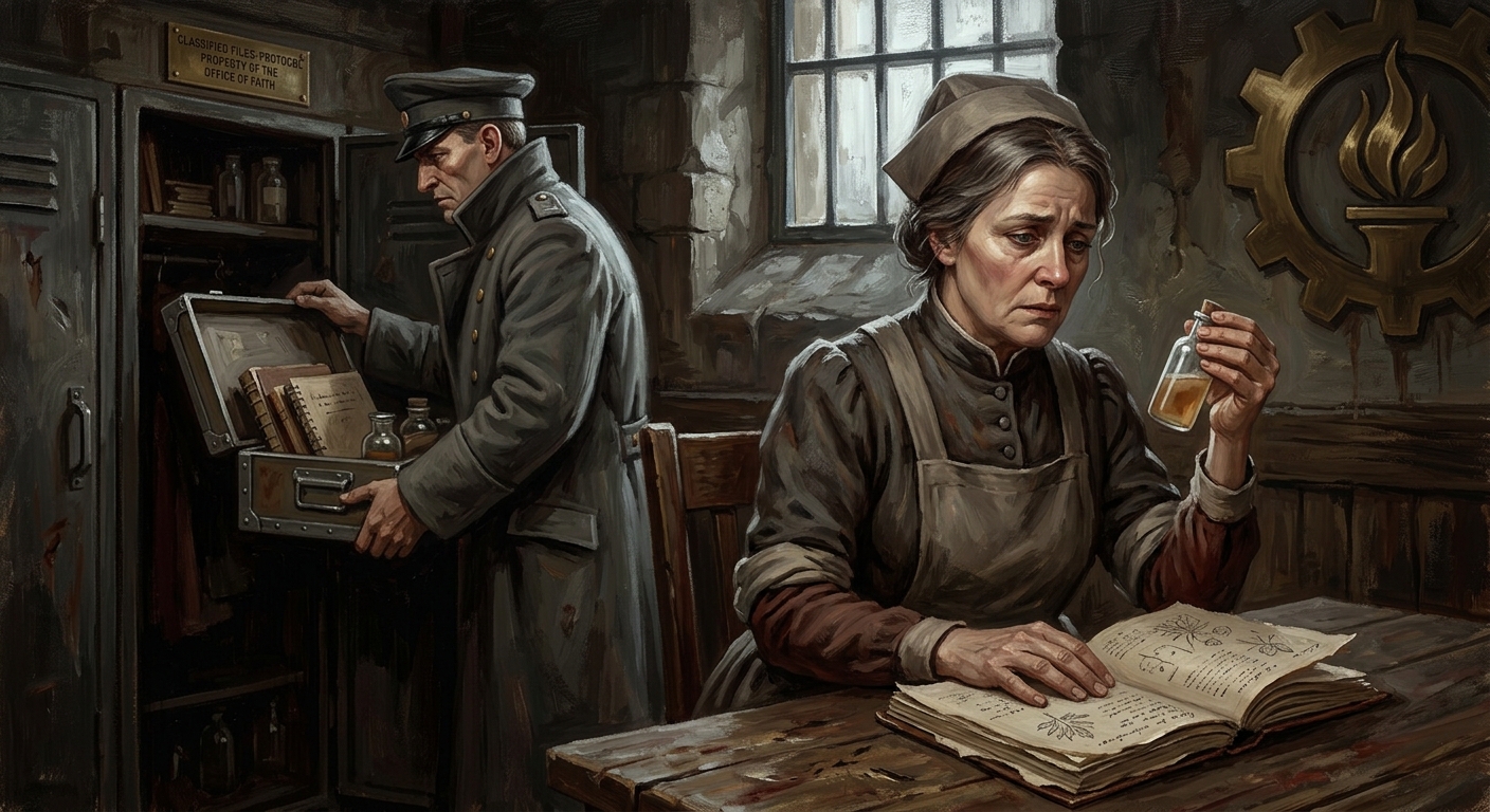 Gerda Weil — Gerda Weil, rendered as oil-painting.