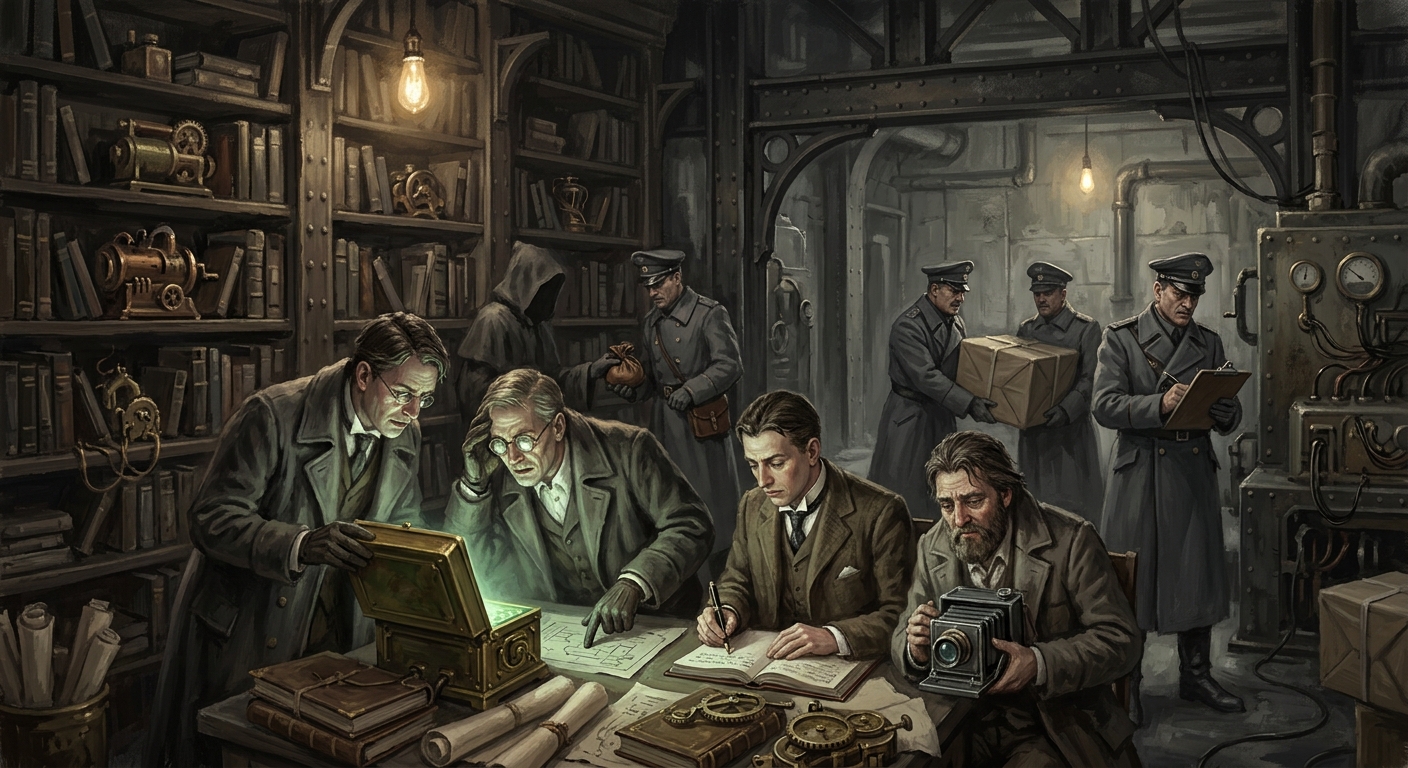 The Ashen Circle — The Ashen Circle, rendered as oil-painting.