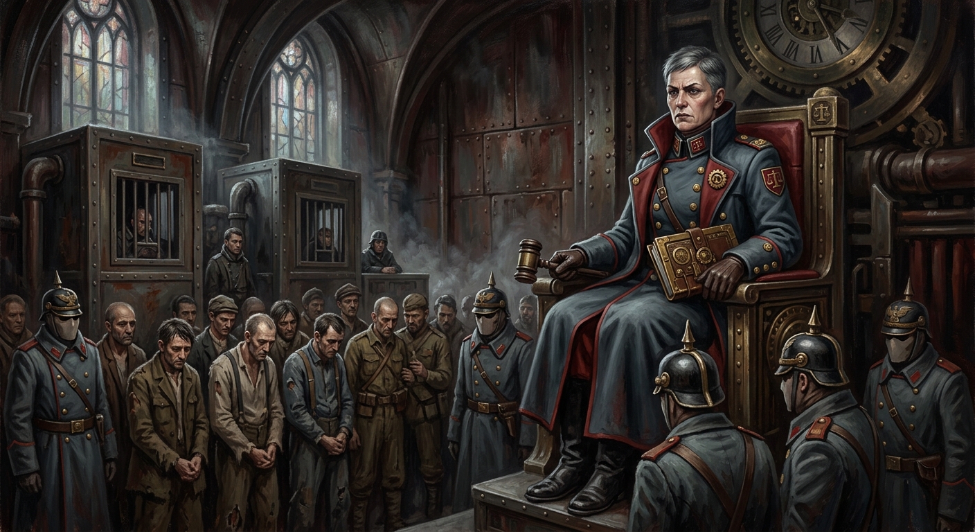 Judge Elsbeth Krail — Judge Elsbeth Krail, rendered as oil-painting.