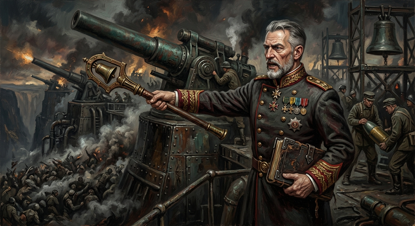 Gun-Cantor Marshal Vonn — Gun-Cantor Marshal Vonn, rendered as oil-painting.