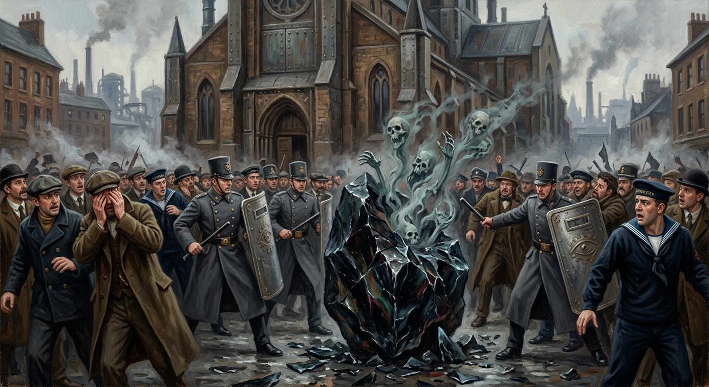 Mirror Riot of Varna — Mirror Riot of Varna, rendered as oil-painting.