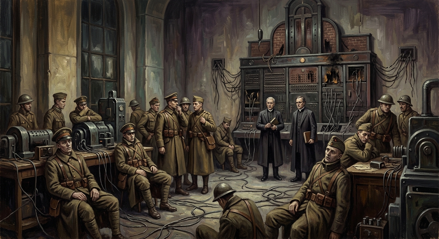 Schism of the Unspoken — Schism of the Unspoken, rendered as oil-painting.