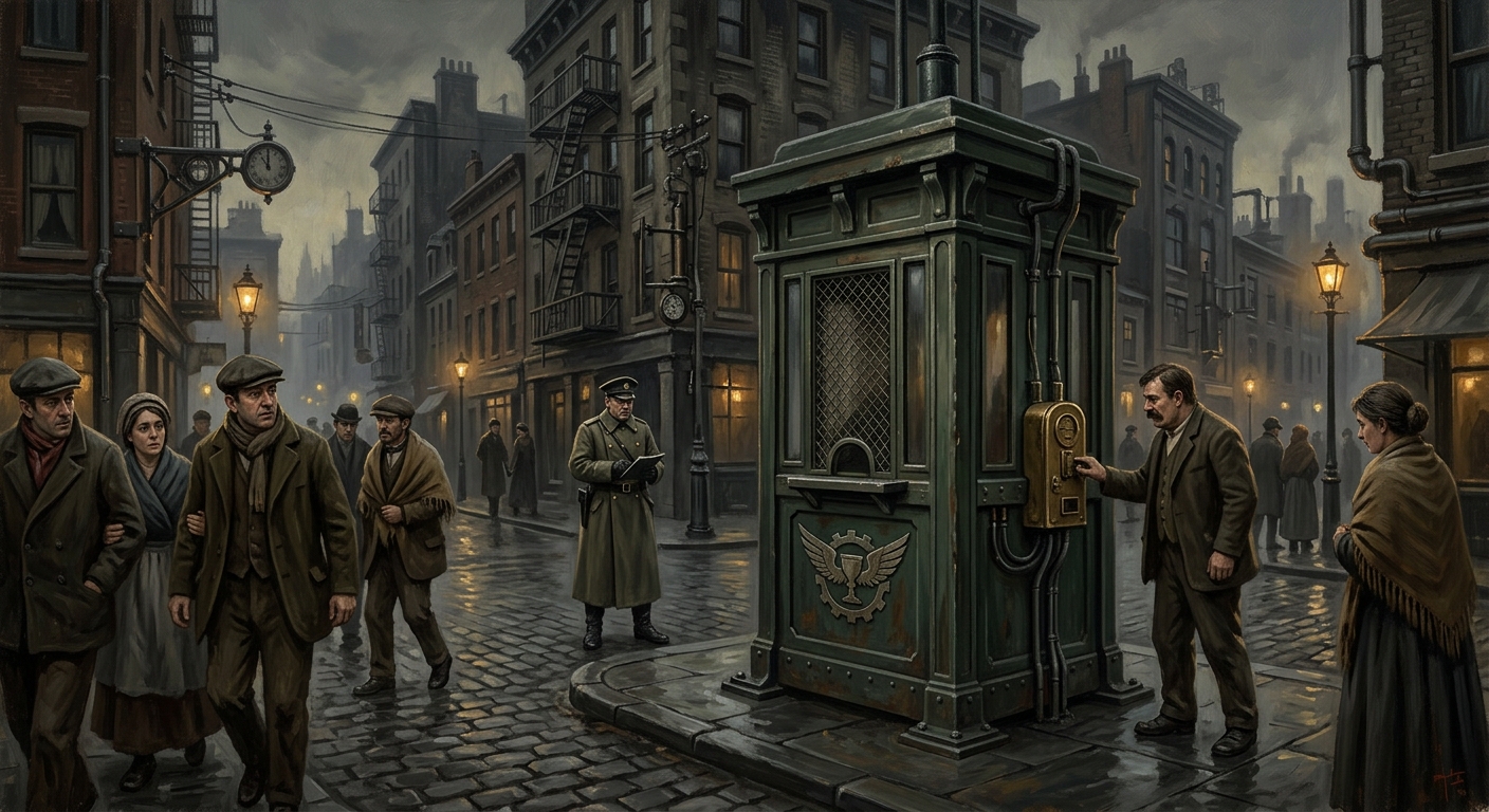 Booth Proliferation Decree of A.S. 112 — Booth Proliferation Decree of A.S. 112, rendered as oil-painting.