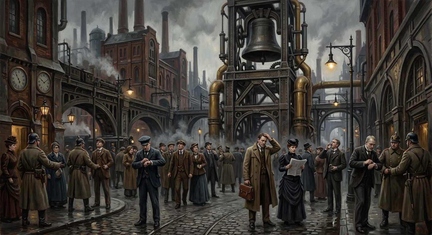 Night of Borrowed Curfew — Night of Borrowed Curfew, rendered as oil-painting.