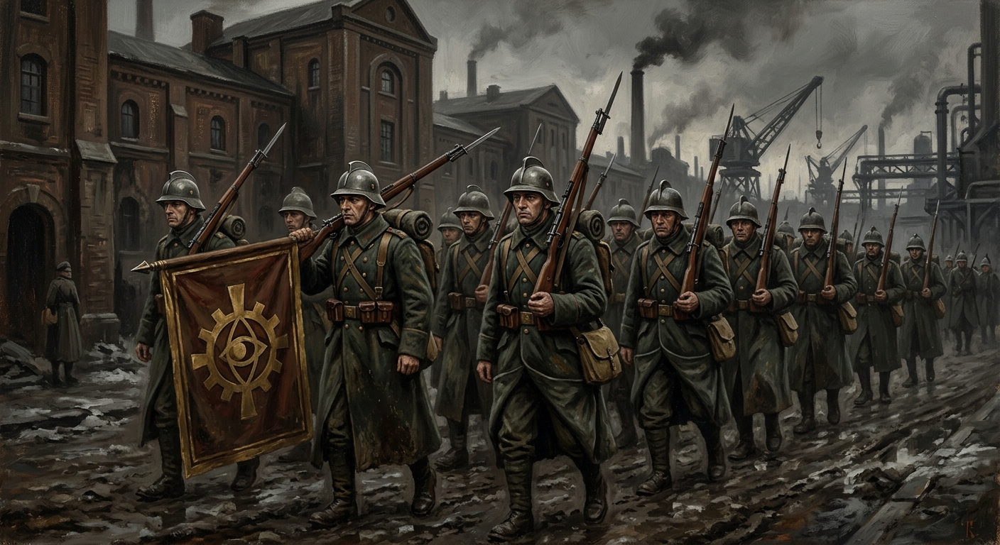 The Covenant Military — The Covenant Military, rendered as oil-painting.