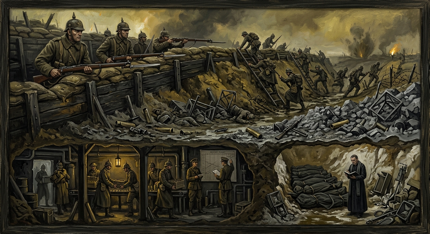 Doctrine of Layered Death — Doctrine of Layered Death, rendered as oil-painting.