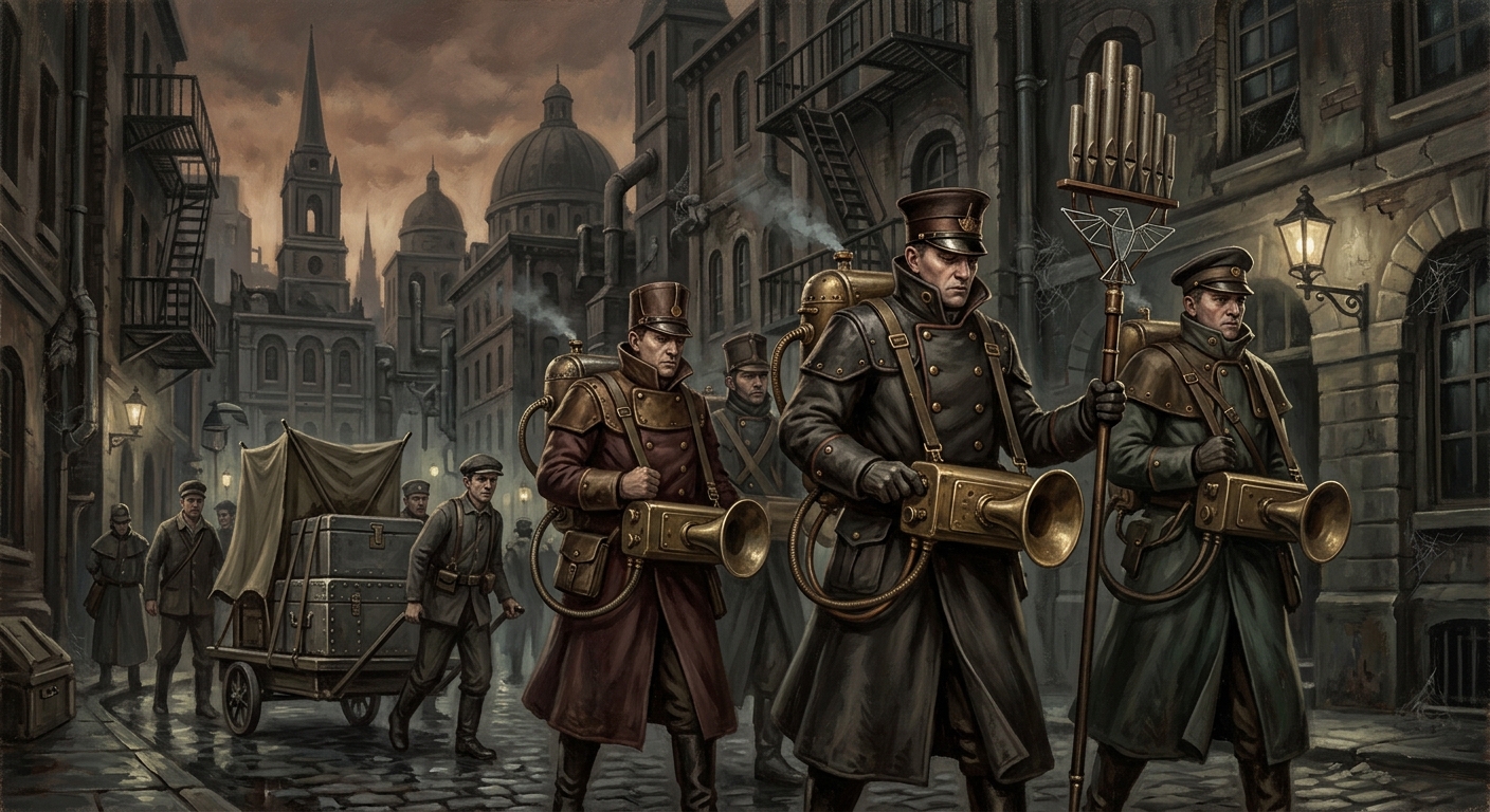 Bureau of Orison — Bureau of Orison, rendered as oil-painting.