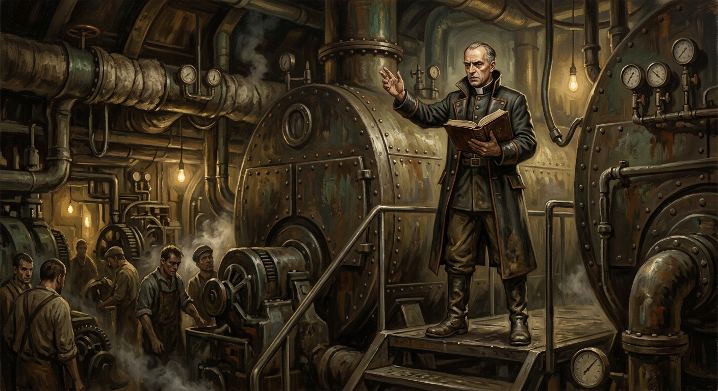 Trench Sermon Mandate — Trench Sermon Mandate, rendered as oil-painting.