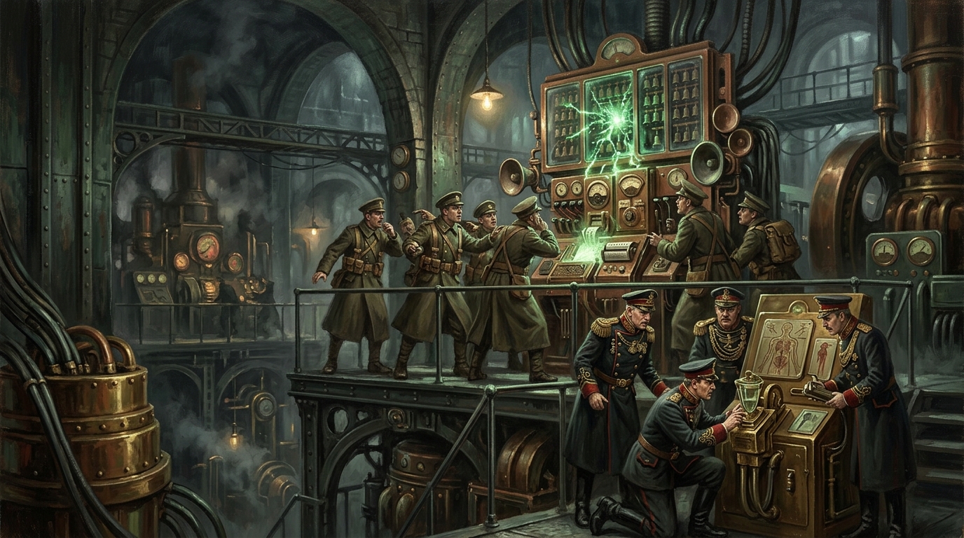 The Mimic Incident — The Mimic Incident, rendered as oil-painting.
