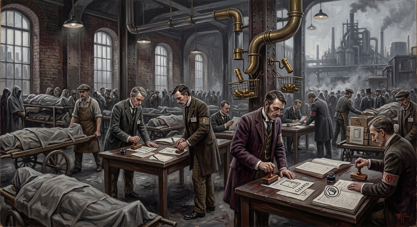 Gray Clearance — Gray Clearance, rendered as oil-painting.