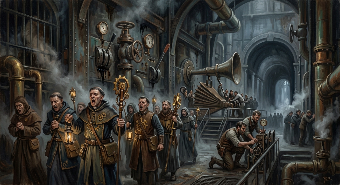 Great Hush of A.S. 94 — Great Hush of A.S. 94, rendered as oil-painting.