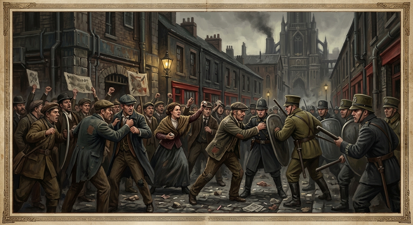Chalk Riots — Chalk Riots, rendered as oil-painting.