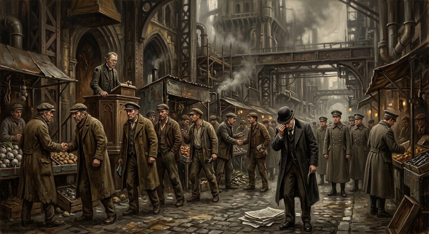 Market Drift Years — Market Drift Years, rendered as oil-painting.