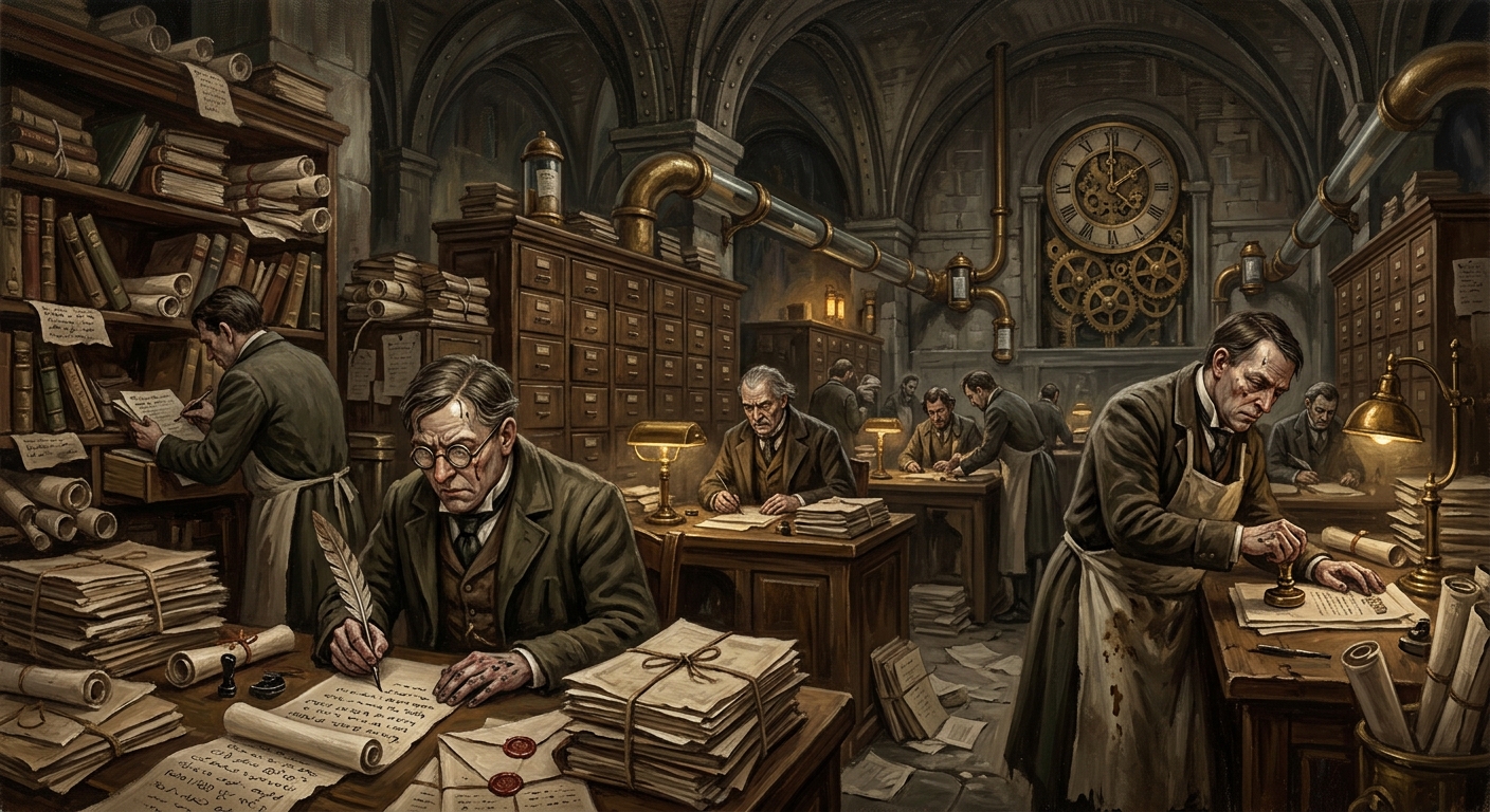 Paper-Only Faction — Paper-Only Faction, rendered as oil-painting.