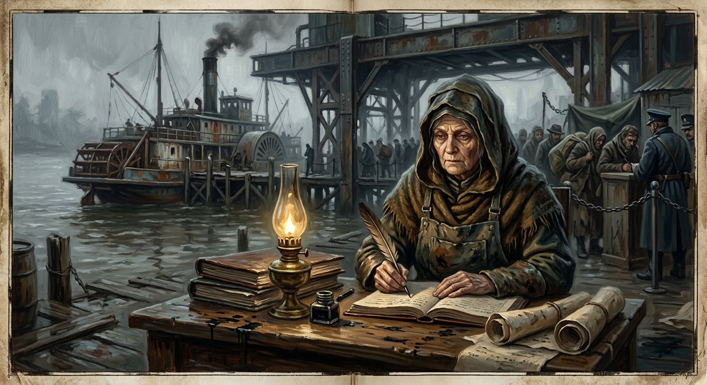Mother Vellum-of-the-Reed — Mother Vellum-of-the-Reed, rendered as oil-painting.