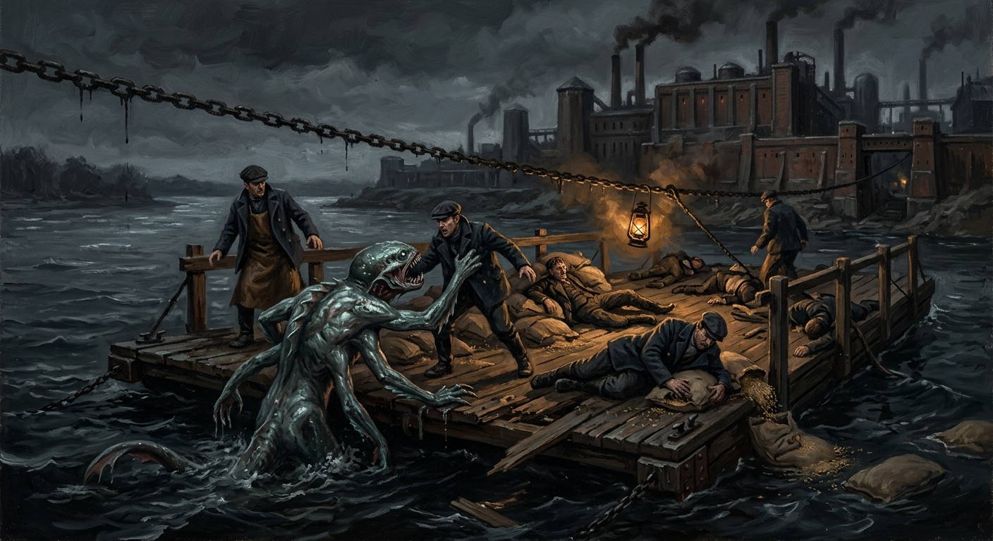 Bellwater Breach — Bellwater Breach, rendered as oil-painting.