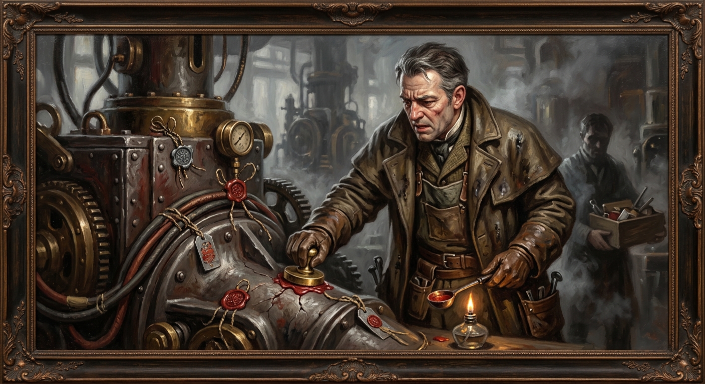 Ward-Seal Artificer — Ward-Seal Artificer, rendered as oil-painting.