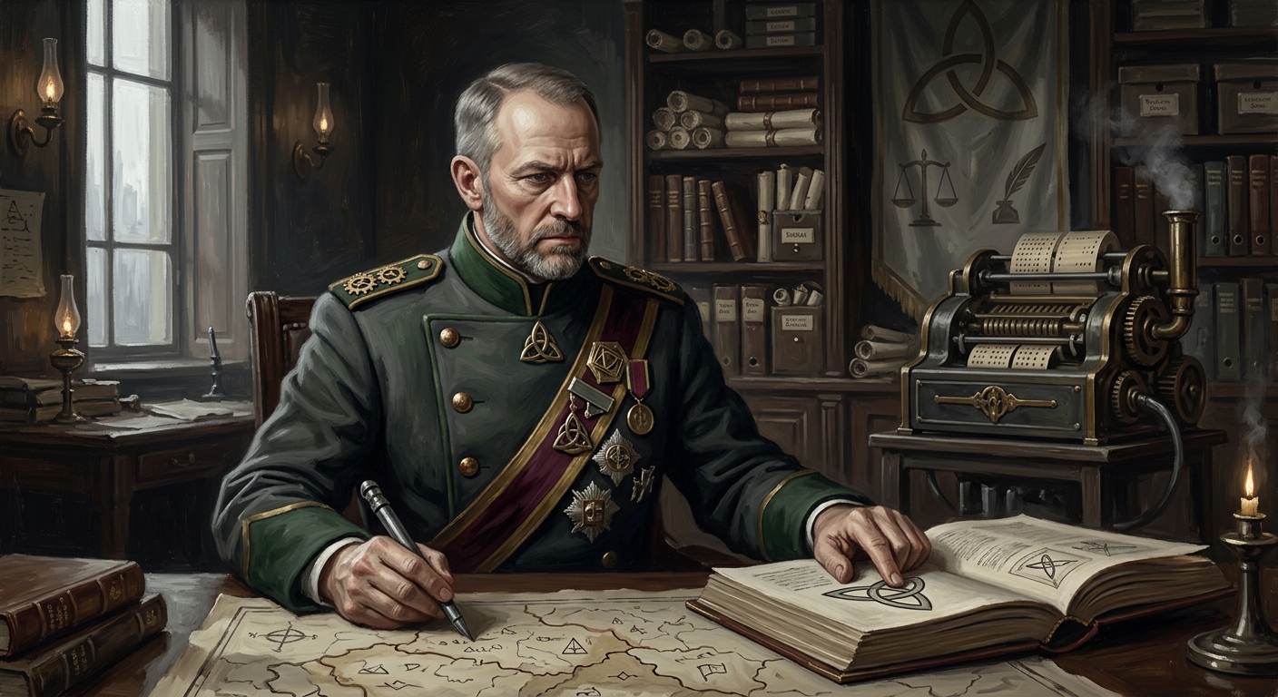 Theobald of Worms — Theobald of Worms, rendered as oil-painting.
