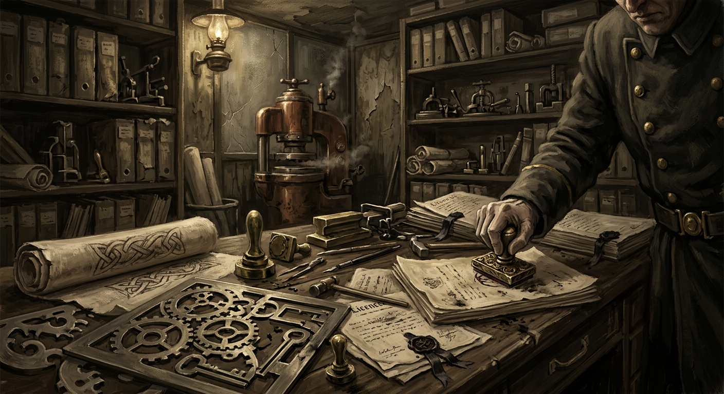 The Knotwright Registry — The Knotwright Registry, rendered as oil-painting.