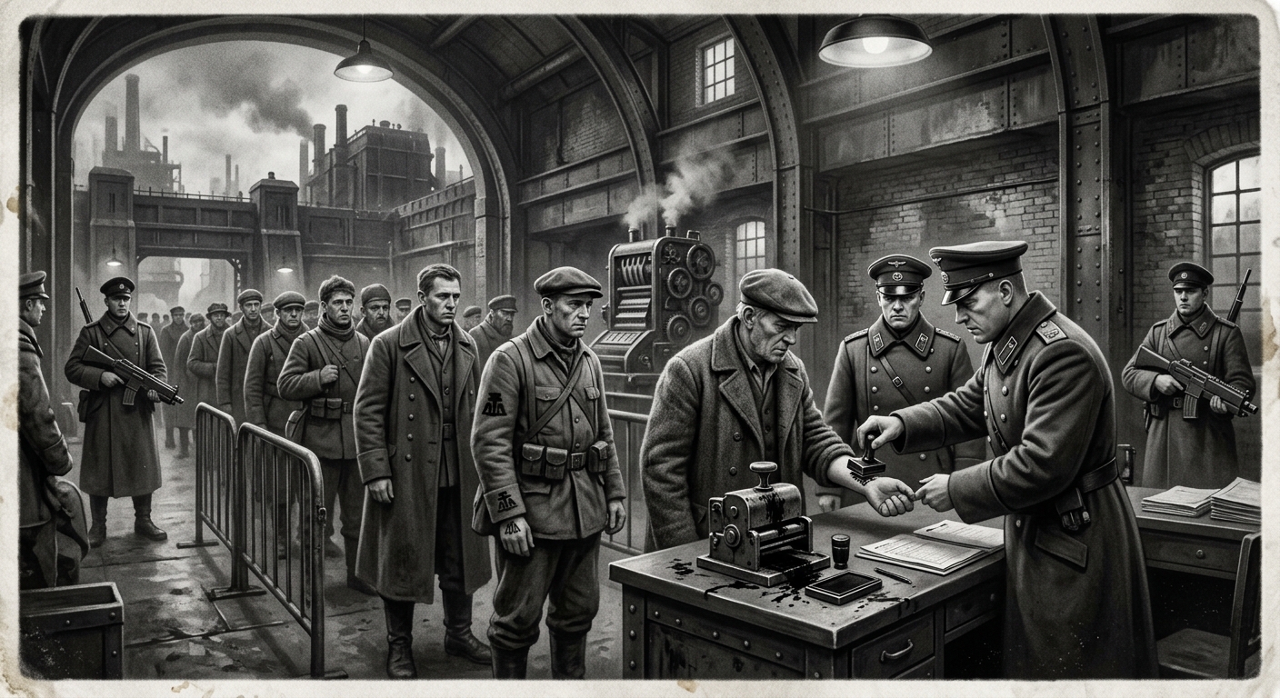 The Compulsory Marking Decree — On the Paper Plague at Przemyśl, rendered as photograph.