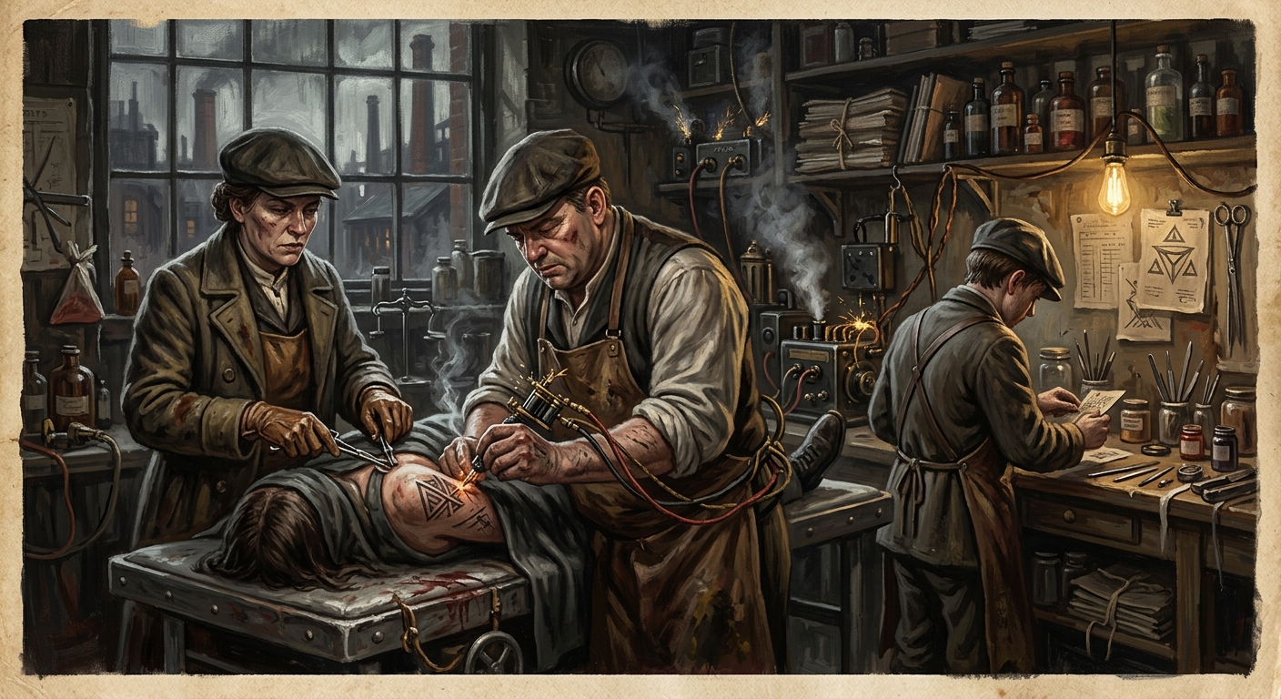 Shadow Angle Crews — Shadow Angle Crews, rendered as oil-painting.