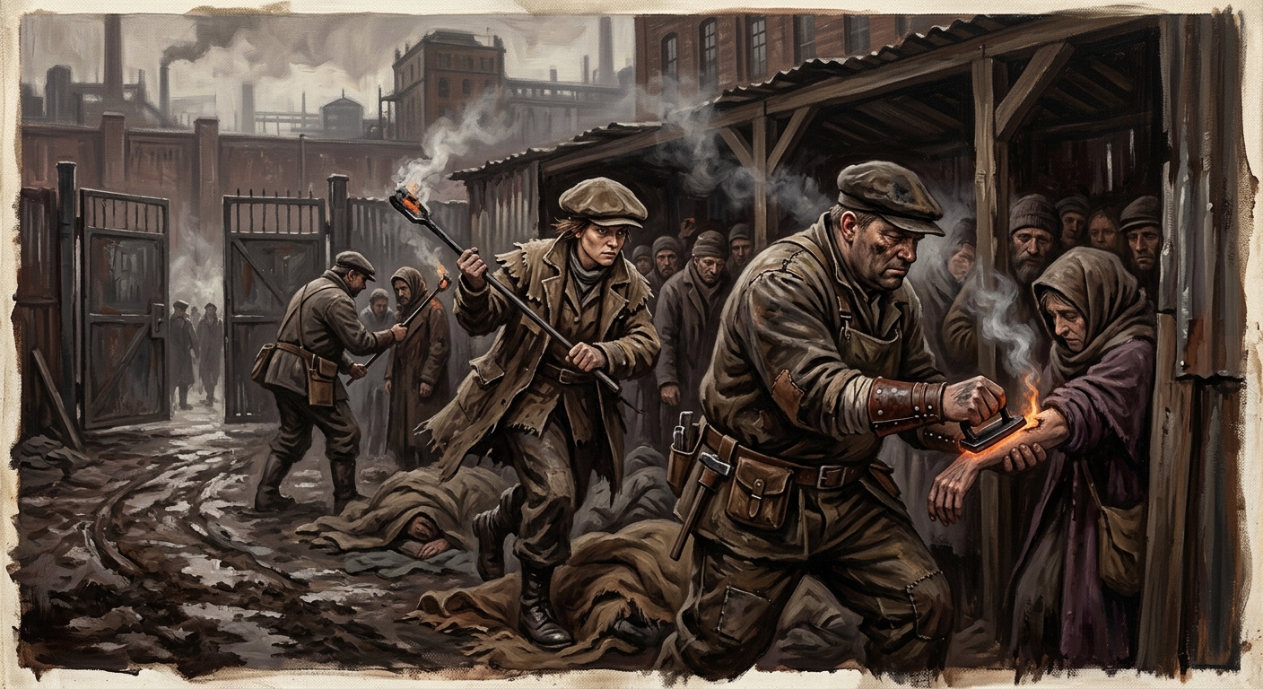 Quick Burners — Quick Burners, rendered as oil-painting.