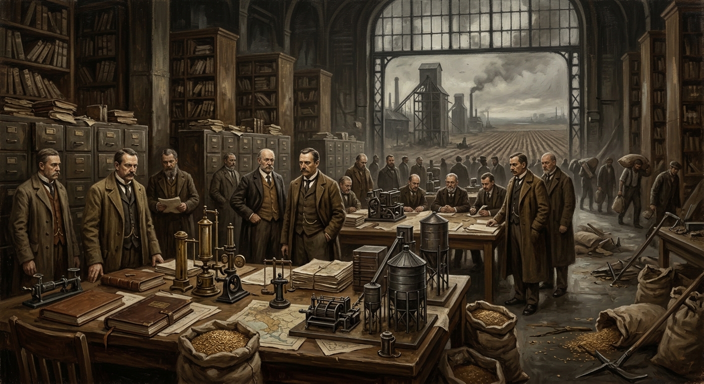 Bureau of Agriculture — Bureau of Agriculture, rendered as oil-painting.